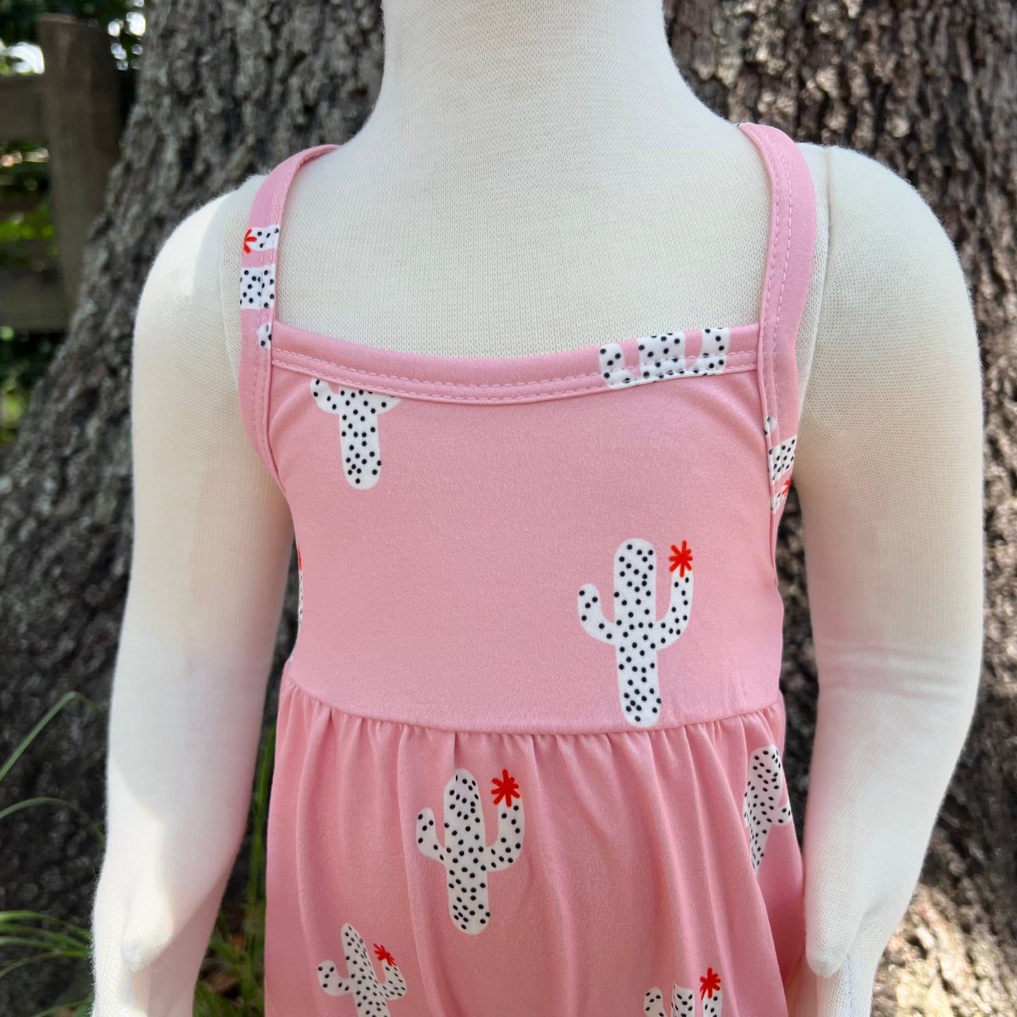 Pink Cactus Romper