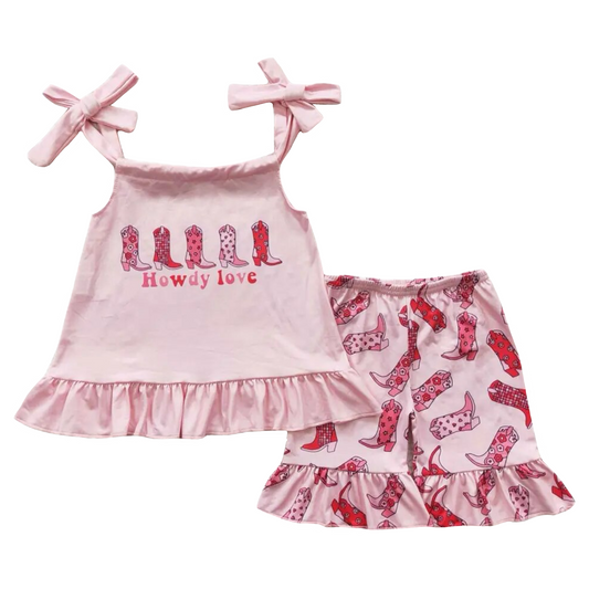 Howdy Love Shorts Set