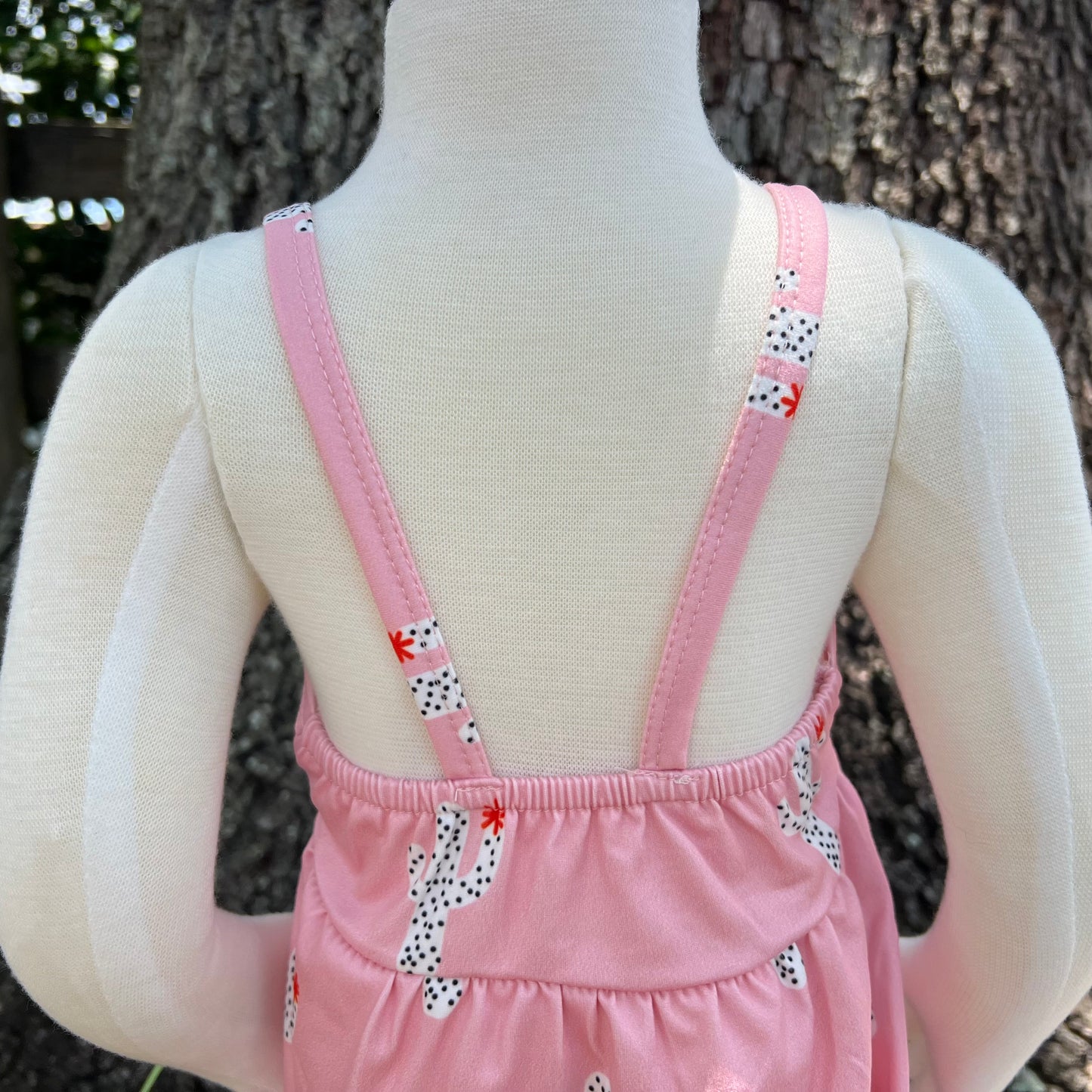 Pink Cactus Romper